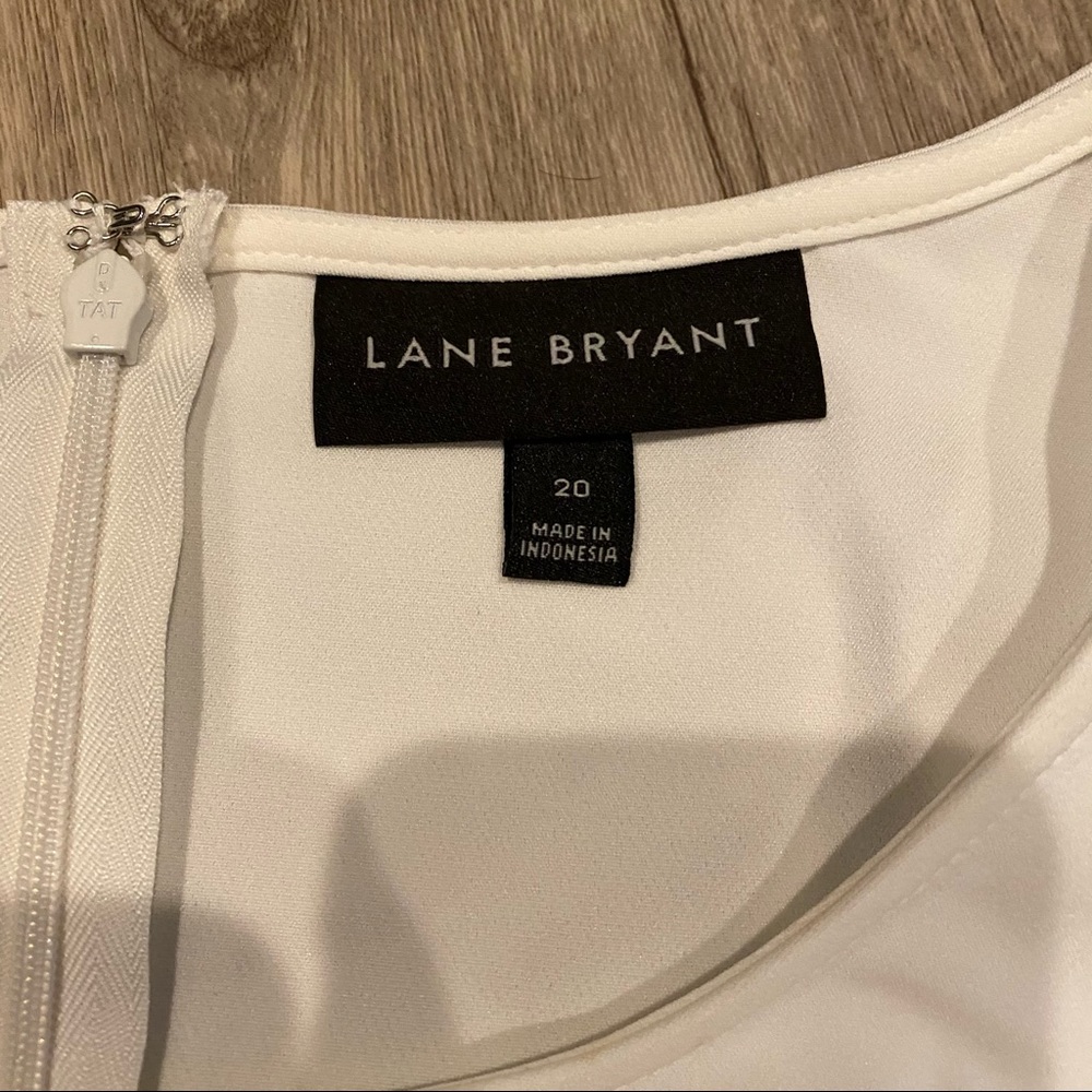 Off-White Peplum Blouse - Picture 3 of 3